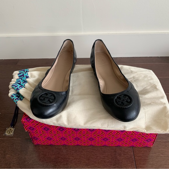 Tory Burch Allie Ballet Flats. Size 7. All time Classic. - Picture 6 of 6